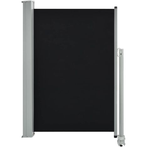 vidaXL Tenda da Sole Laterale Retrattile 120 x 300 cm Nera