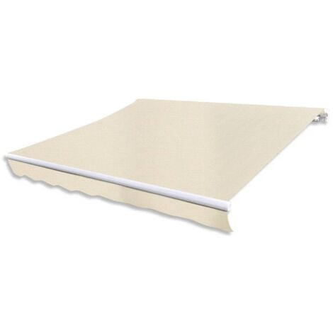 vidaXL Tenda da Sole Pieghevole Motorizzata 400 cm Crema