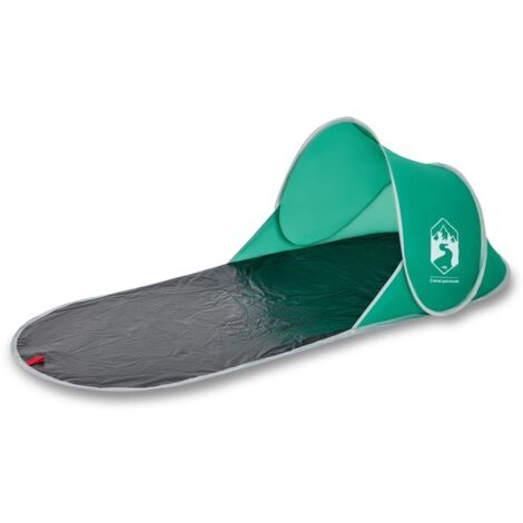 vidaXL Tenda da Spiaggia Pop-Up Verde Mare Impermeabile