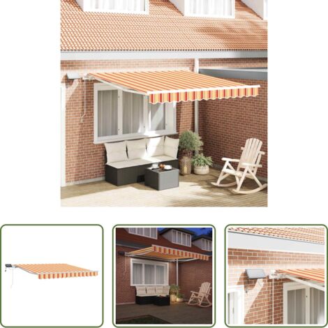 vidaXL Tenda esterna -  Tenda Retrattile con 350 x 250 cm Tessuto