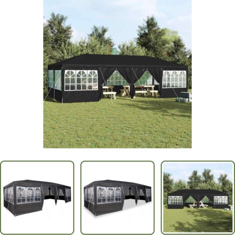 vidaXL Tenda estiva -  Tenda Party Antracite 800 x 400 x 266 cm Polietilene