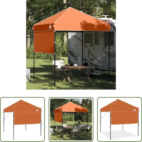 vidaXL Tenda in tessuto -  Tenda Gazebo Arancione 194 x 194 x 251 cm Tessuto