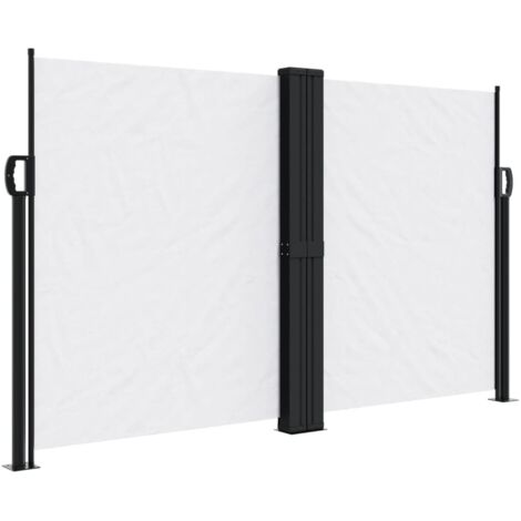 vidaXL Tenda Laterale Retrattile Bianca 140x1200 cm