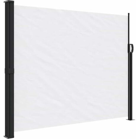 vidaXL Tenda Laterale Retrattile Bianco 170x300 cm