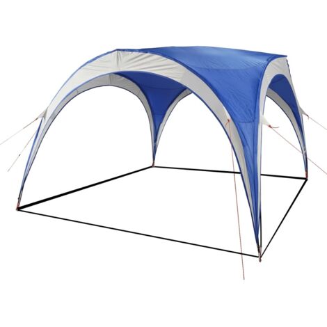 vidaXL Tenda per Feste Blu Impermeabile