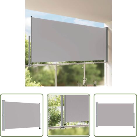 vidaXL Tenda retrattile -  Tenda da Sole Laterale Retrattile 160 x 300 cm Grigia