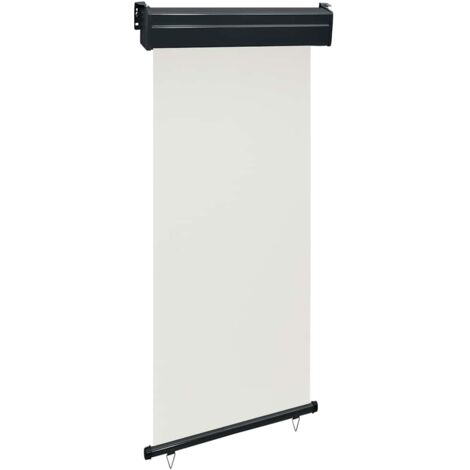 vidaXL Tendalino Laterale per Balcone 105x250 cm Crema