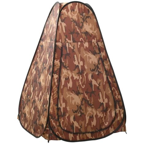 vidaXL Tente de douche escamotable Camouflage