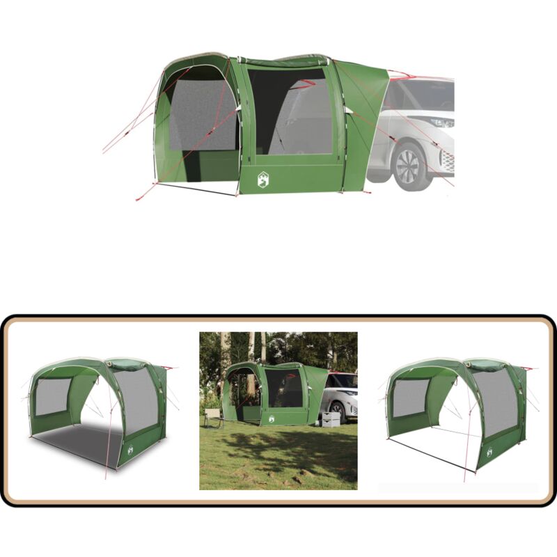 Vidaxl - Tente de voiture vert imperméable
