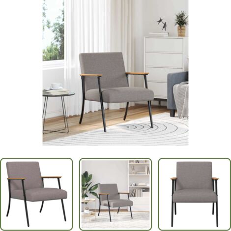 vidaXL Tessuto vellutato -  poltrona Talpa 59 x 75 x 78 cm Tessuto