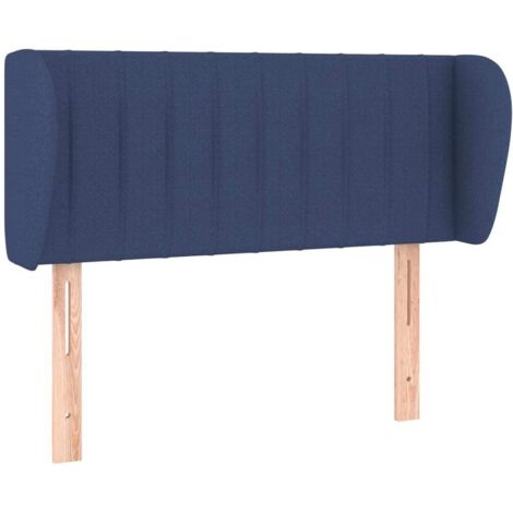 vidaXL Testiera ad Orecchio Blu 83 x 23 x 78/88cm in Tessuto