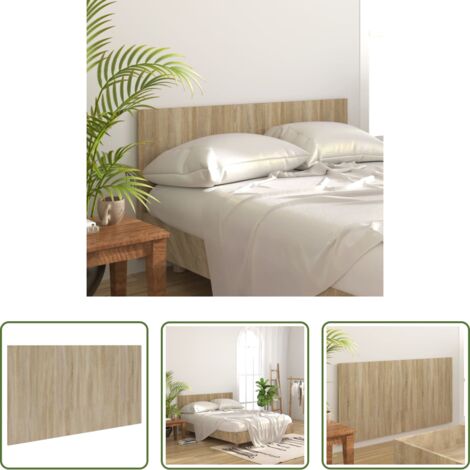 vidaXL Testiera in Rovere Sonoma -  Testiera Letto Rovere Sonoma 160x1,5x80 cm in Legno Multistrato