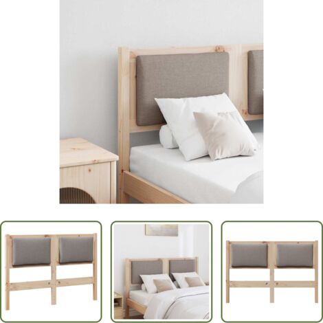 vidaXL Testiera marrone -  Testiera Altro Marrone 120 cm Legno di pino massello