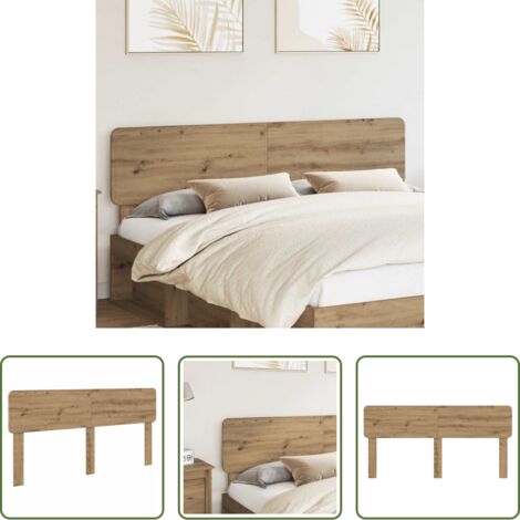 vidaXL Testiera moderna -  Testiera Rovere artigianale 180 cm Legno multistrato