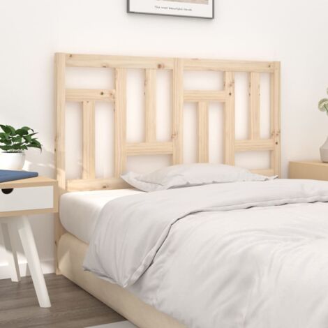 vidaXL Testiera per Letto 165,5x4x100 cm Legno Massello di Pino