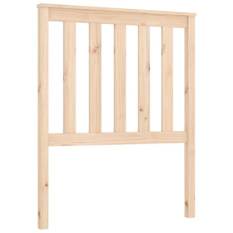 vidaXL Testiera per Letto 81x6x101 cm in Legno Massello di Pino