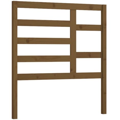 vidaXL Testiera per Letto ambra 81x4x104 cm in Legno Massello di Pino