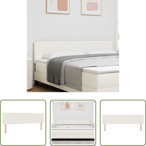 vidaXL Testiera regolabile -  Testiera Crema 180 cm Tessuto in Cords