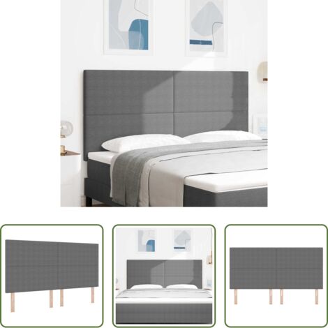 vidaXL Testiera regolabile -  Testiera Grigio chiaro 180 cm Tessuto in Cords