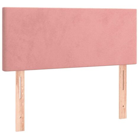 vidaXL Testiera Rosa 80x5x78/88 cm in Velluto