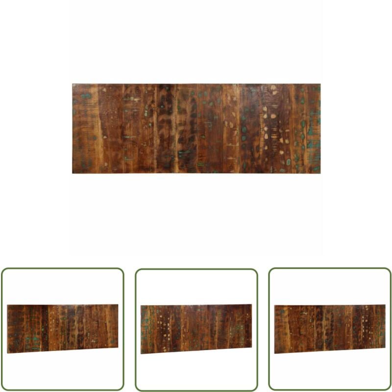 The Living Store - vidaXL Tête de lit multicolore 140 cm bois massif récupération