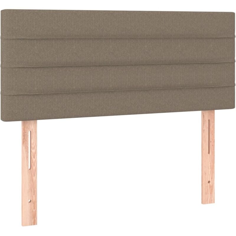 Tête de lit Taupe 90x5x78/88 cm Tissu Vidaxl