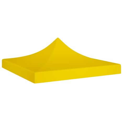 vidaXL Tetto per Tendone per Feste 3x3 m Giallo 270 g/m²