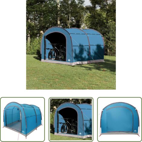 vidaXL Tienda azul -  Tienda con techo Azul 268 x 240 x 191 cm Poliéster
