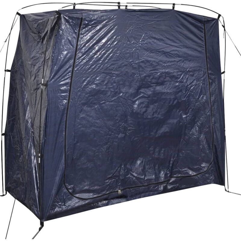 

vidaXL Tienda de almacenamiento de bicicletas azul 200x80x150 cm - Azul
