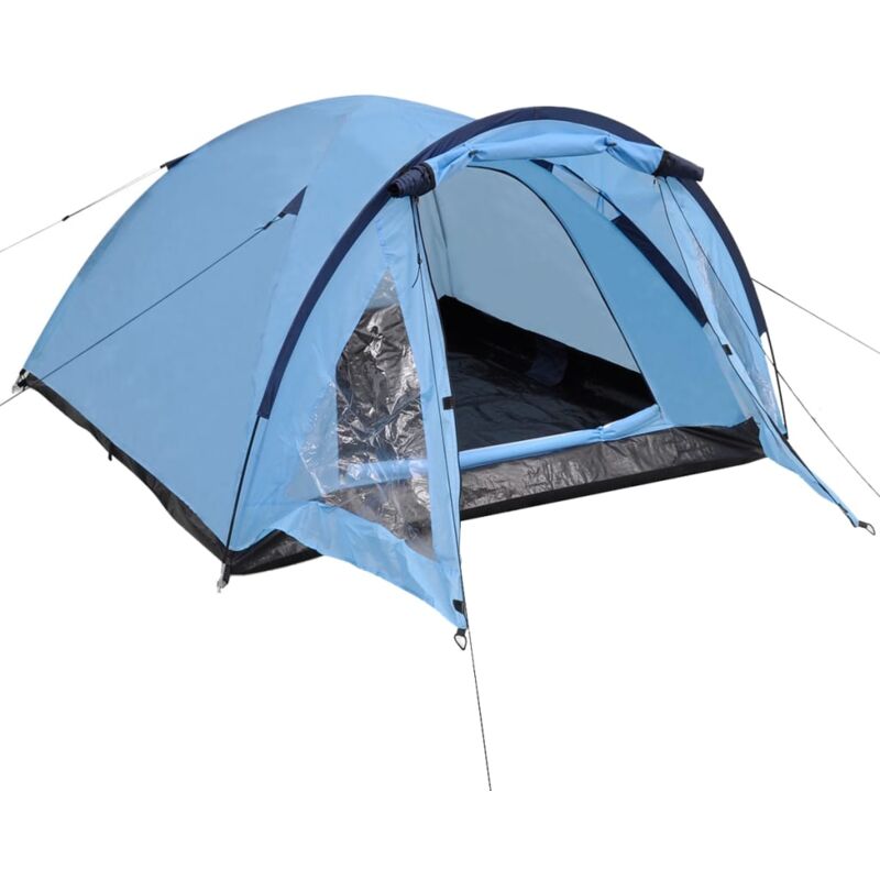 

Tienda de Campaña para 3 Personas Azul Marino - Azul - Vidaxl