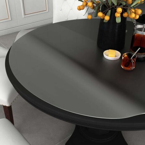 vidaXL Tischschutzmatte Ø 110 cm 2 mm PVC