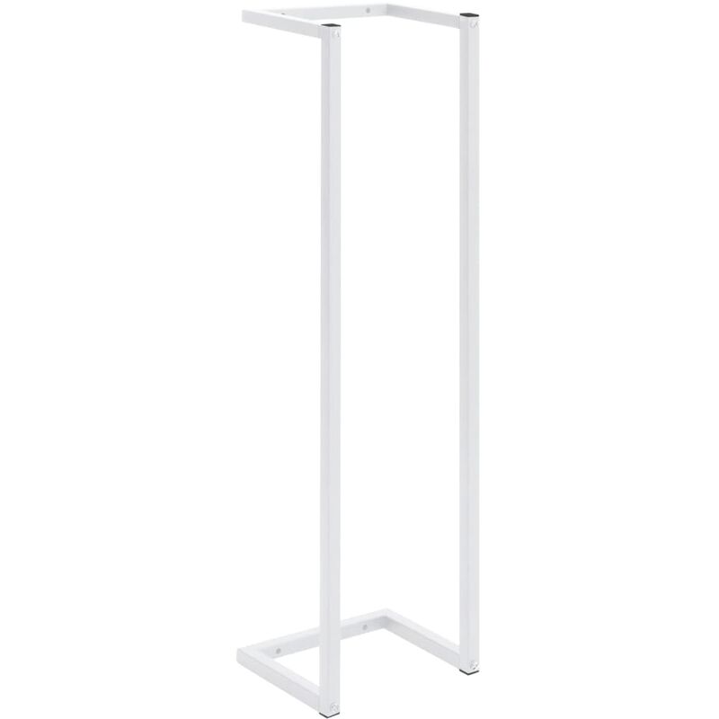 

vidaXL Toallero de acero blanco 25x20x95 cm - Blanco