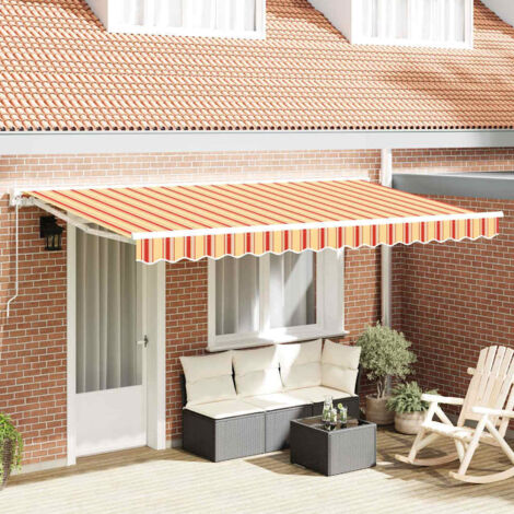 vidaXL Toile de rechange pour auvent Multicolore 4 x 2 m Polyester