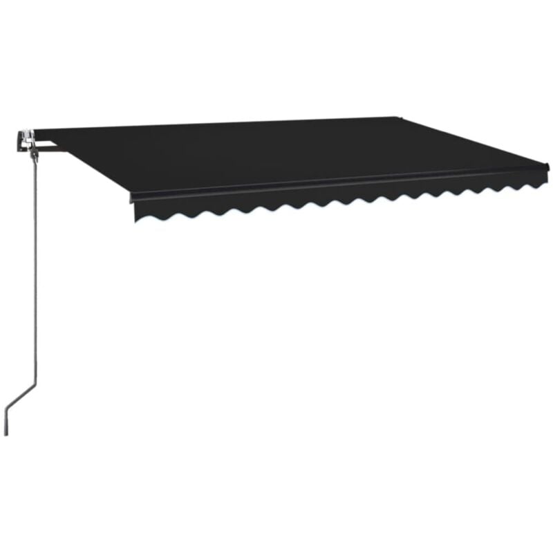 

Toldo automático retráctil gris antracita 450x350 cm - Antracita - Vidaxl