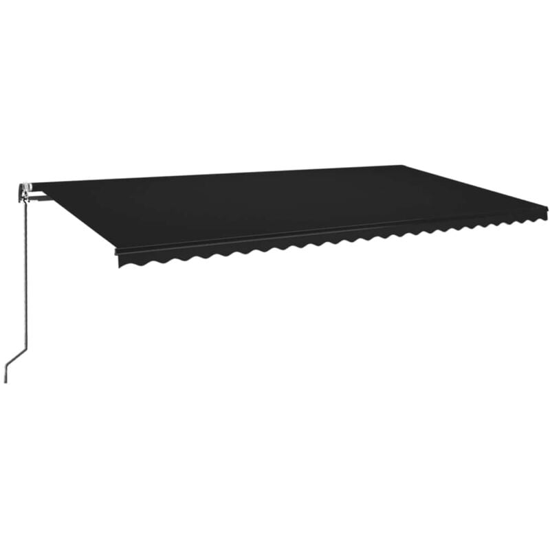 

Toldo automático retráctil gris antracita 600x350 cm - Antracita - Vidaxl