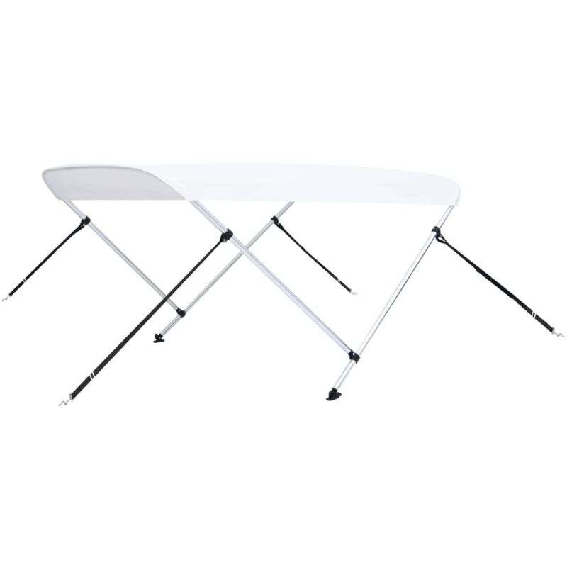 

Toldo Bimini de 2 arcos blanco 180x130x110 cm - Vidaxl