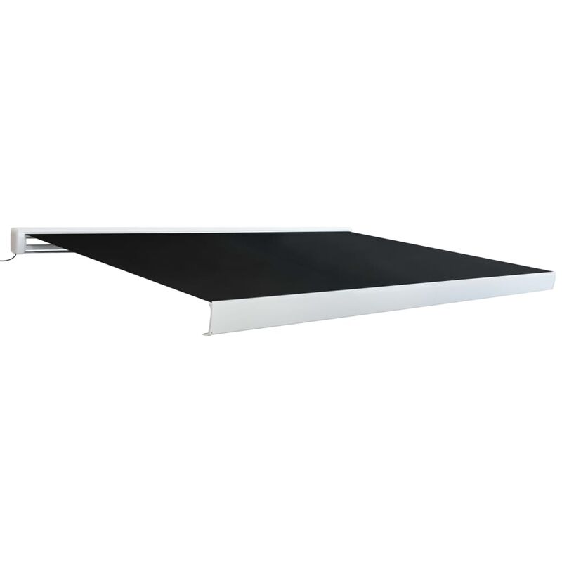 

Toldo carrete motorizado 300 cm gris antracita - Antracita - Vidaxl