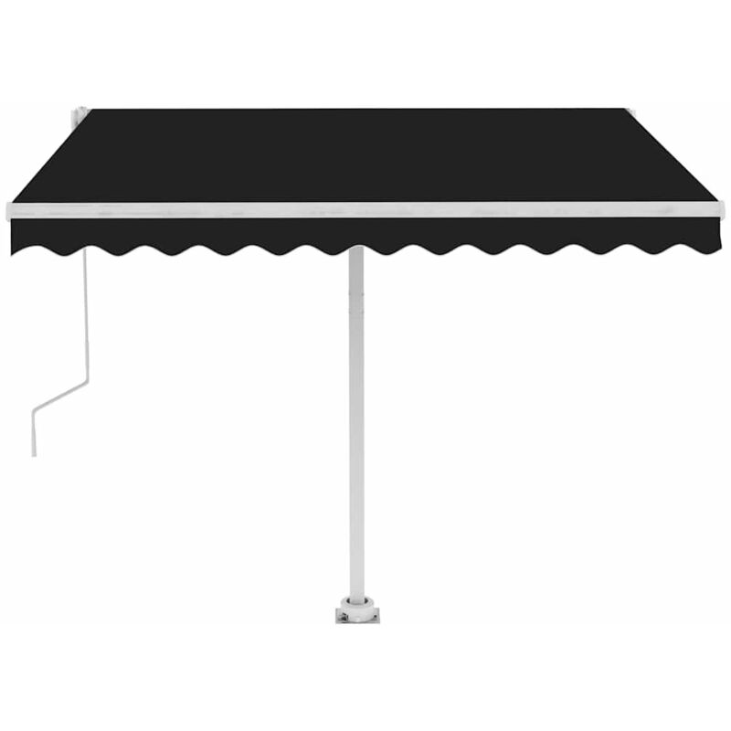 

Toldo de pie automático gris antracita 350x250 cm - Antracita - Vidaxl