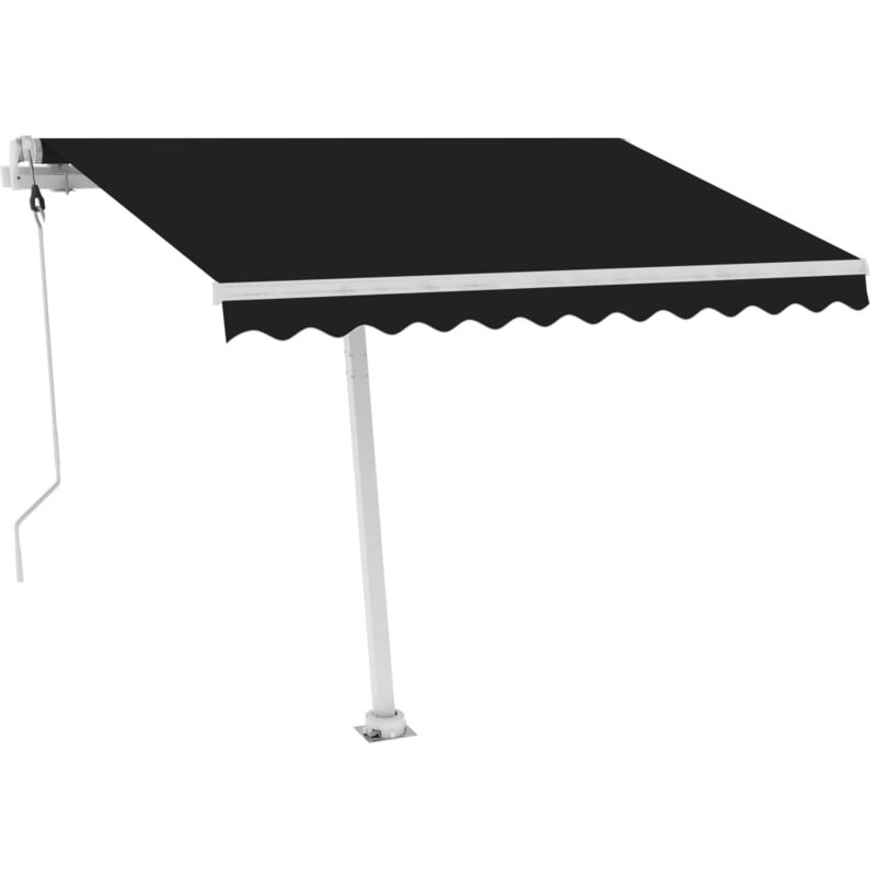 

Toldo de pie automático gris antracita 300x250 cm - Antracita - Vidaxl