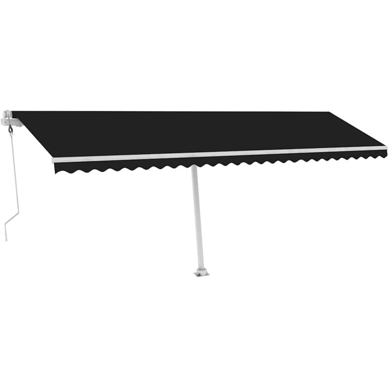 

Toldo de pie automático gris antracita 600x300 cm - Antracita - Vidaxl