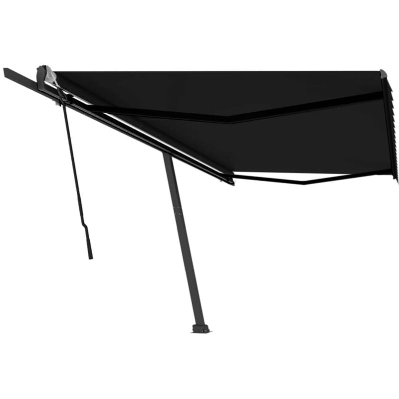 

Toldo de pie manual retráctil gris antracita 500x350 cm - Antracita - Vidaxl
