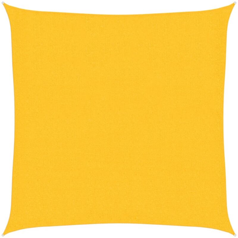 

Toldo de vela amarillo HDPE 160 g/m² 3x3 m - Amarillo - Vidaxl