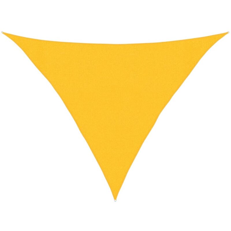 

vidaXL Toldo de vela amarillo HDPE 160 g/m² 3x3x4,2 m - Amarillo