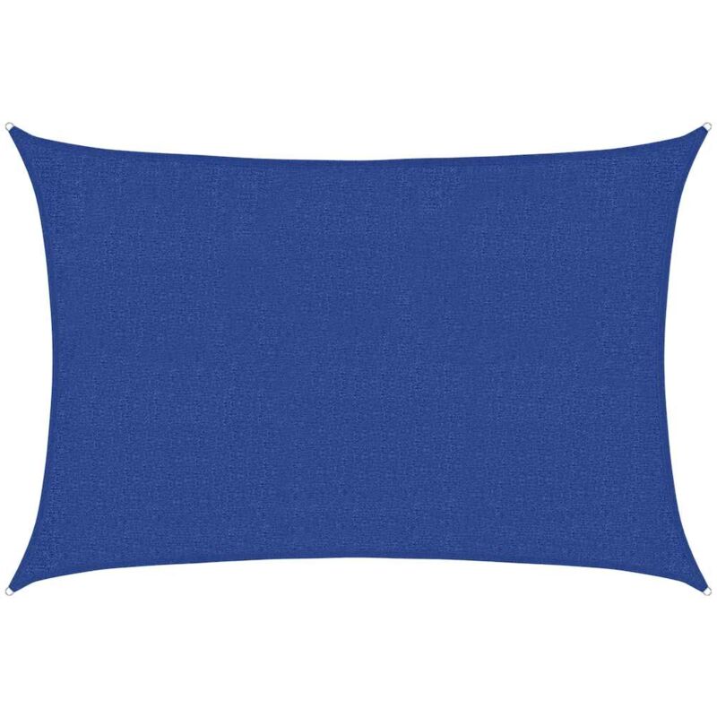 

vidaXL Toldo de vela azul HDPE 160 g/m² 2x2,5 m - Azul