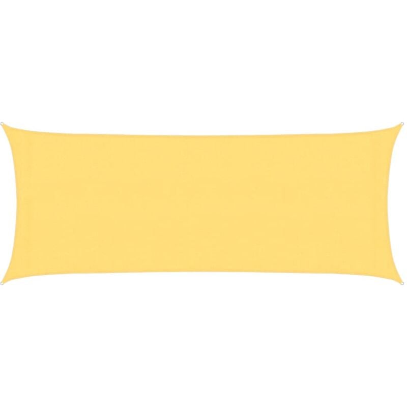 

vidaXL Toldo de vela beige HDPE 160 g/m² 2x5 m - Beige