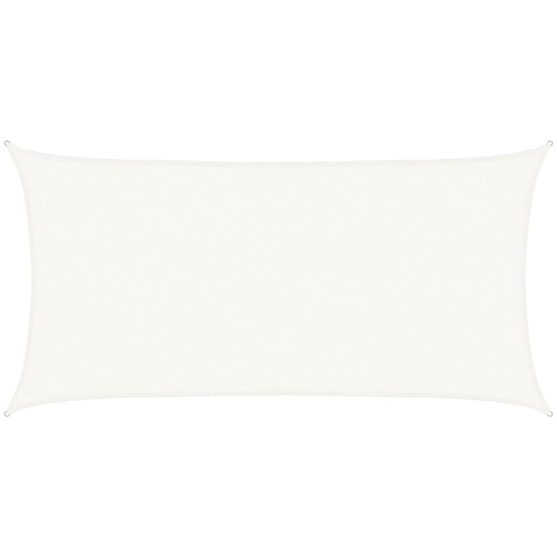 

vidaXL Toldo de vela blanco HDPE 160 g/m² 2,5x5 m - Blanco