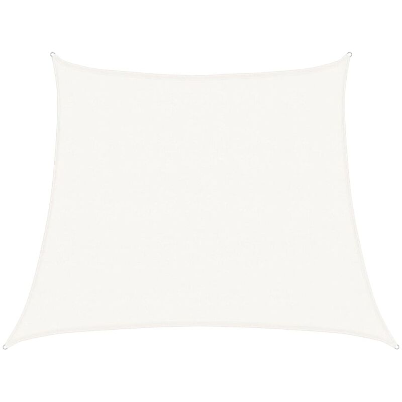 

vidaXL Toldo de vela blanco HDPE 160 g/m² 3/4x3 m - Blanco