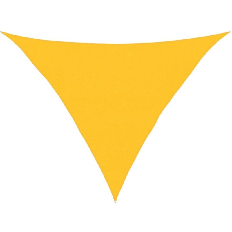 

vidaXL Toldo de vela blanco HDPE 160 g/m² 4x4x5,8 m - Amarillo