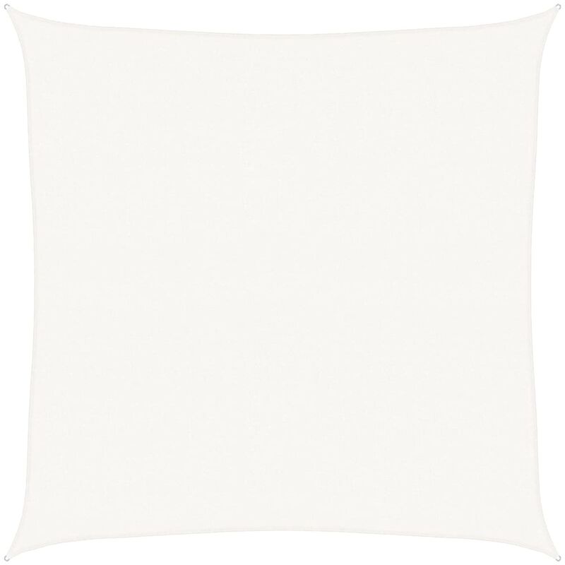 

vidaXL Toldo de vela blanco HDPE 160 g/m² 5x5 m - Blanco