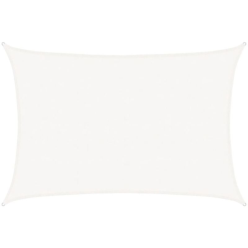 

vidaXL Toldo de vela blanco HDPE 160 g/m² 5x7 m - Blanco
